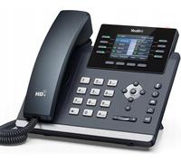 Yealink T44U Telefono IP WiFi completo per lavoratori di spazi di co-working con un'ampia gamma di funzioni che consente conferenze a 5 vie