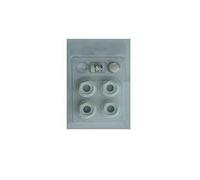 SIP Tappo per radiatore in alluminio 1x3/8, Kit universale 6 pezzi, Compatibile con autovettura, Colore naturale