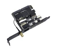 Sipeed NanoKVM Pro Nano 4K KVM over IP, 2x A53 CPU 1GB LPDDR4X 32GB eMMC, 1000M Ethernet POE WiFi 6, per server remoto gestione ATX Power Control Batch Management (ATX, ETH POE WIFI, LED Strip)