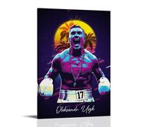 sipfsi Oleksandr Usyk - Stampa artistica da parete su tela, motivo: The Fighter's Latest The Fighter, decorazione artistica da parete per la casa, 60 x 90 cm