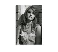 sipfsi Poster artistico da appendere alla parete di Emma Roberts con attore nostalgico, decorazione per la casa, per camera da letto, decorazione estetica per la stanza, 60 x 90 cm