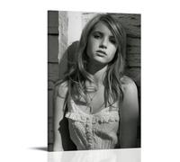 sipfsi Stampa artistica da parete su tela, con attori nostalgici, Emma Roberts, per soggiorno, camera da letto, 40 x 60 cm