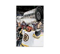 sipfsi Stampa artistica da parete su tela, motivo: capitano di hockey su ghiaccio Brad Marchand, idea per stanza, 60 x 90 cm
