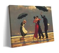 sipfsi Stampa artistica da parete su tela, motivo: Jack Vettriano Masterpieces (The Singing Butler) Interior Upgrades (50 x 75 cm)