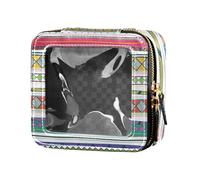 siphylline Bohemia Tribe - Trousse da viaggio per trucchi e articoli da toeletta e smalti, tribù Bohemia colorato, 1 size