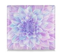 siphylline Boho Purple Blooms Mystery Leather Auto Registration Assicurazione & ID Card Holder Prefetto Car Essentials Portafoglio per documenti, carte, patente, boho viola fiorisce mistero, 1 size