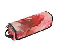 siphylline Borsa da viaggio per utensili per capelli e tappetino resistente al calore con custodia per il trasporto con cerniera, organizer impermeabile per ferri da stiro, piastre, ferri