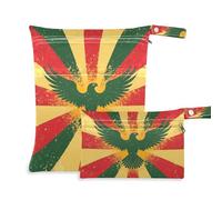 siphylline Borsa impermeabile impermeabile 2 Pack borsa per pannolini oggetti essenziali con maniglie per yoga, viaggi Nazionale Vietnam Guerra Veterani Army Bird