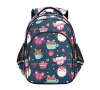 siphylline Cool Zaini per bambini adolescenti borsa libro ragazzi viaggio zaino safari gufi forestale animali torte cartone animato, Safari Gufi Forestali Animali Torte Cartone animato, Medium