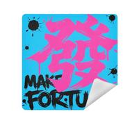 siphylline Custodia da viaggio per trucco in tessuto autoadesivo borsa per trucco organizer involucro 13,8 x 13,8 organizzatore cosmetico per viaggi, La cultura cinese rende Fortune blu, 21.7x21.7in