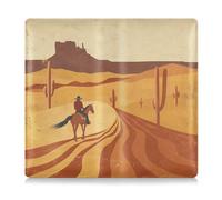siphylline Desert Men Horse Retro Leather Car Registration & Insurance Card Holder Automobile Wallet Case Organizer per carte, Essenziale Documento Patente di Guida, deserto, uomini, cavallo, retrò, 1