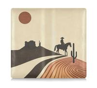 siphylline Desert Men Horse Retro PU Leather Car Registration & Insurance Card Holder veicolo Glove Box Organizer per Driver Auto Proprietari Rimorchio Moto Barca