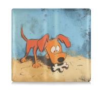 siphylline Dog Digging for Bones Pu Leather Car Registration & Insurance Card Holder Accessori per camion per carte, Patente di guida documento essenziale, Cane che scava per le ossa, 1 size