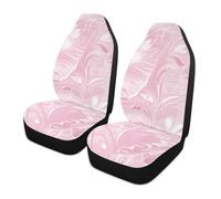 siphylline Elegante e Delicato Blush Farfalla Decorativo Seggiolino Auto Cover per Le Donne Carino Coperture per Seggiolini Auto Copertura para asientos de cars Set di 2