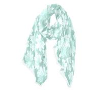 siphylline Foglie d'acero verde menta oversize sciarpe da donna moda lunga sciarpa fantasia per le donne 94 x 188 cm donna inverno/autunno