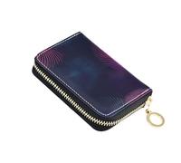 siphylline Guilloche Roulette Style portafoglio porta carte in pelle per gli uomini con Cion Purse RFID Blocco mens titolare della carta con cerniera