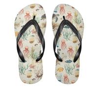 siphylline Infradito in gomma retrò a forma di tartaruga per uomo infradito impermeabili da donna per feste, Un Pesci Tartaruga Retro, Medium