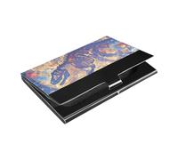 siphylline Mysterious Summons Of A White Dinosaur Skeleton Custodia ultrasottile porta biglietti da visita con pelle e acciaio inox porta carte di credito per viaggi, casa o ufficio