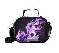 siphylline Purple Fire, splendida borsa per il pranzo per bambini, riutilizzabile, con tracolla, per picnic in famiglia
