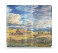 siphylline The Cowboy Ranch in pelle Montana Custodia per assicurazione e carta d'identità Auto Truck Comparment Accessori Custodia per ID, patente di guida, carte di contatto chiave