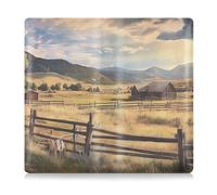 siphylline The Cowboy Ranch in pelle Montana porta libretto auto e assicurazione titolare vano portaoggetti organizer per carte, documenti essenziali, patente di guida veicolo documenti