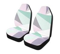 siphylline The Soft Geometic of Mint Green Decorative Seat Protector per Auto Confortevole Sport Seat Covers funda asientos para carro Set di 2