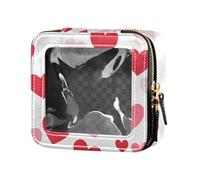 siphylline You Are Mine - Trousse per trucchi trasparente, per articoli da toeletta o da viaggio, tu sei mio, 1 size