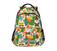 siphylline Zaino da tennis con nani colorati e carini cartoni animati per bambini con grandi libri borsa per adolescenti mochilas escolares para ni?as