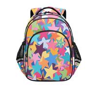 siphylline Zaino per la scuola per bambini, adolescenti, ragazzi, borse per computer portatili, ragazzi e adolescenti, zaino da viaggio colorato con stelle dei cartoni animati sono alla moda, Le