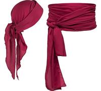 Sipiris Set di accessori pirati, bandana da uomo e da donna, fascia da pirata, per feste a tema, teatro, feste di compleanno e altre occasioni