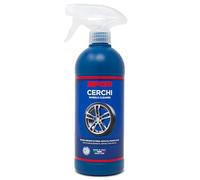 SIPOM CERCHI, Pulitore Cerchi Auto, Detergente Rimuove Residui Ferrosi e Polvere Freni, Compatibile con Cerchi in Lega, Acciaio e Cromati, Azione Rapida Spray e Risciacquo, 500 ml Made in Italy