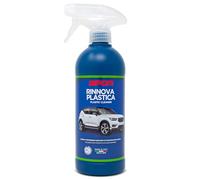 SIPOM Rinnova Plastiche Auto, Trattamento Ravvivante e Protettivo per Plastiche Esterne e Guarnizioni, Effetto Non Unto, Antistatico, con Protezione UV, 500 ml, Made in Italy