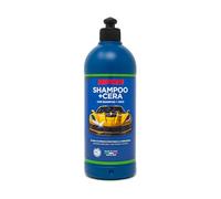 SIPOM Shampoo e cera, Detergente Auto pH Neutro con Effetto Auto Lucidante e Auto Asciugante Rimuove Macchie, Sporco Ostinato e non Lascia Aloni, con Cera Carnauba, 500 ml, Made in Italy