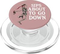 Sips About to Go Down Wine Drinking Retirement Sip Happens PopSockets PopGrip per MagSafe