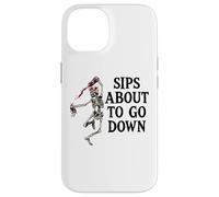 Sips About to Go Down Wine Retirement Party Life Sip Happens Custodia per iPhone 14