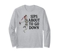 Sips About to Go Down Wine Retirement Party Life Sip Happens Maglia a Manica