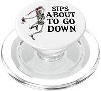 Sips About to Go Down Wine Retirement Party Life Sip Happens PopSockets PopGrip per MagSafe