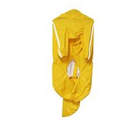 Siqi Pet Supplies Protezione Completa della Pancia a Quattro Zampe Copertura Impermeabile per Cani di Grossa Taglia Coda Impermeabile Poncho per Cani di Taglia Media e Grande-Yellow Male Dog||12XL