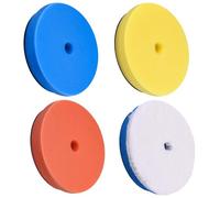 SIQUK 4 Pezzi Tampone per Lucidatura 125mm, Kit Lucidatura Auto Pad Tamponi Lucidatura Auto Spugna Lucidatura per Auto Lucidatore
