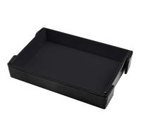 SIQUK Rettangolo Tavola per Dadi Vassoio per Dadi Magnetico PU e Velluto Tavola Dadi Pieghevole Dice Tray per DND RPG, Nero