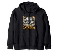 Sir Ching Ritter Detektiv mit Lupe Hema Buhurt Larp Felpa con Cappuccio
