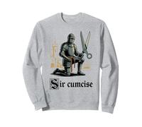 Sir Cumcise Funny Offensive Knight Meme Adult Humor Felpa