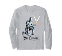 Sir Cumcise Funny Offensive Knight Meme Adult Humor Maglia a Manica