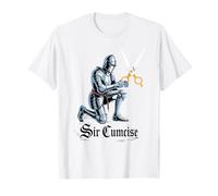 Sir Cumcise Funny Offensive Knight Meme Adult Humor Maglietta