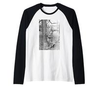 Sir David Attenborough Natura Il Pianeta Blu Terra 1984 Maglia con Maniche Raglan