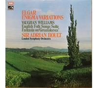 Sir Edward Elgar, Ralph Vaughan Williams, London Symphony Orchestra, The, Sir Adrian Boult - Enigma Variations, English Folk Song Suite, Fantasia On 'Greensleeves'