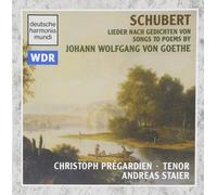 SIR EDWARD ELGAR Schubert: Songs to Poems by Johann Wolfgang Von Goethe (CD)