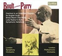 Sir Hubert Parry Overture to an Unwritten Tragedy (Boult, Lso, Lpo) (CD) Album