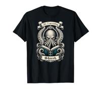 Sir I Am Reading Shush Octopus, Divertente Meme per Amanti dei Libri Maglietta