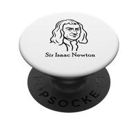 Sir Isaac Newton Disegno Minimalista PopSockets PopGrip Adesivo